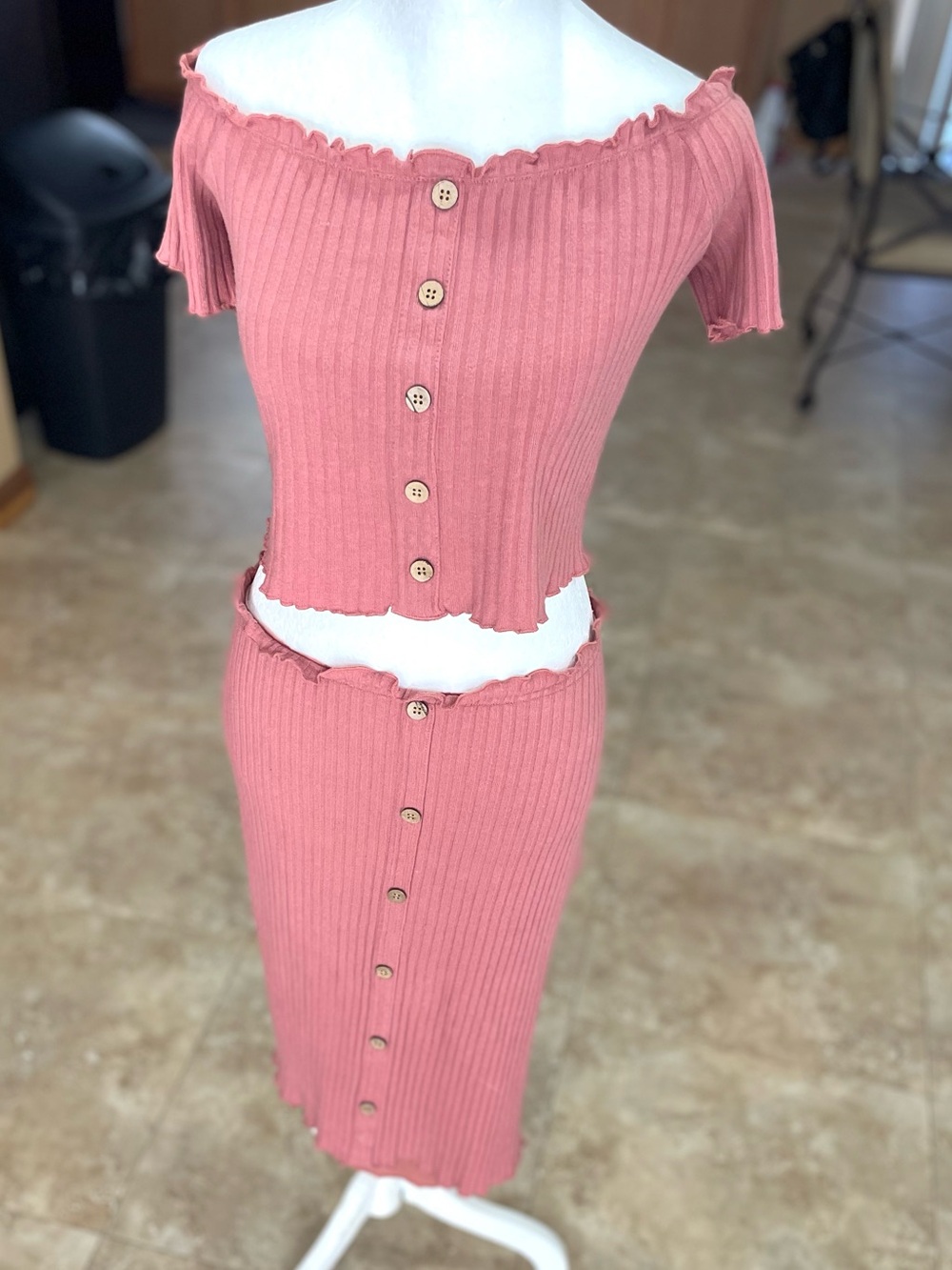 Orange Kiss 2 Piece Set Size XL